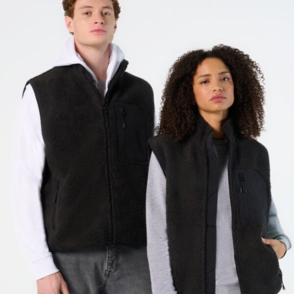 SOL'S Unisex Fury Sherpa Bodywarmer Thumbnail