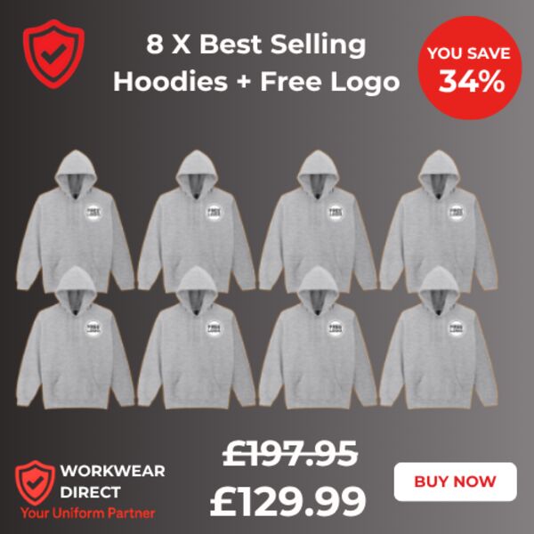 8x Best Selling Hoodies + Free Logo Thumbnail